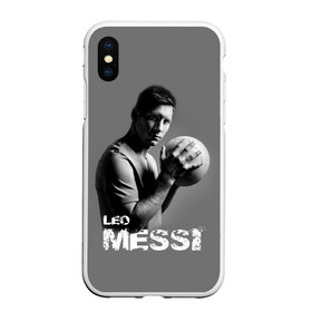 Чехол для iPhone XS Max матовый с принтом Leo Messi , Силикон | Область печати: задняя сторона чехла, без боковых панелей | barcelona | spanish | аргентина | барселона | испания | лео | месси | мяч | футбол | футболист