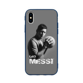 Чехол для Apple iPhone X силиконовый матовый с принтом Leo Messi , Силикон | Печать на задней стороне чехла, без боковой панели | Тематика изображения на принте: barcelona | spanish | аргентина | барселона | испания | лео | месси | мяч | футбол | футболист