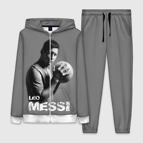 Женский костюм 3D с принтом Leo Messi ,  |  | barcelona | spanish | аргентина | барселона | испания | лео | месси | мяч | футбол | футболист