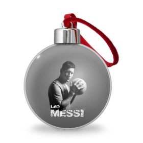 Ёлочный шар с принтом Leo Messi , Пластик | Диаметр: 77 мм | barcelona | spanish | аргентина | барселона | испания | лео | месси | мяч | футбол | футболист