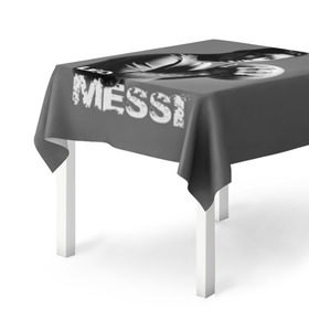 Скатерть 3D с принтом Leo Messi , 100% полиэстер (ткань не мнется и не растягивается) | Размер: 150*150 см | Тематика изображения на принте: barcelona | spanish | аргентина | барселона | испания | лео | месси | мяч | футбол | футболист