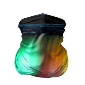 Бандана-труба 3D с принтом Цветной водопад , 100% полиэстер, ткань с особыми свойствами — Activecool | плотность 150‒180 г/м2; хорошо тянется, но сохраняет форму | niagara | ниагара | подсветка | яркий