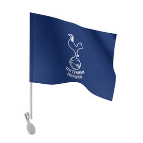 Флаг для автомобиля с принтом Tottenham hotspur , 100% полиэстер | Размер: 30*21 см | football | англия | болельщик | игрок | лондон | премьер лига | тоттенхэм хотспур | фанат | футбол | футболист | шпоры