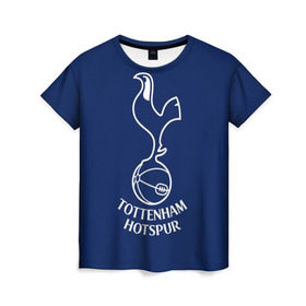 Женская футболка 3D с принтом Tottenham hotspur , 100% полиэфир ( синтетическое хлопкоподобное полотно) | прямой крой, круглый вырез горловины, длина до линии бедер | football | англия | болельщик | игрок | лондон | премьер лига | тоттенхэм хотспур | фанат | футбол | футболист | шпоры