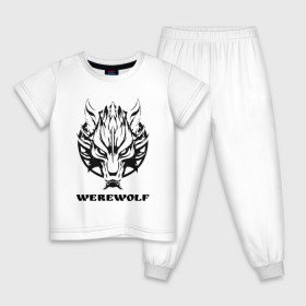 Детская пижама хлопок с принтом Werewolf (оборотень) , 100% хлопок |  брюки и футболка прямого кроя, без карманов, на брюках мягкая резинка на поясе и по низу штанин
 | 