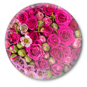 Значок с принтом Пылания страсти ,  металл | круглая форма, металлическая застежка в виде булавки | желтый | красный | любовь | новинки | подарок | розы | сердце | текстура | тюльпаны | цветы