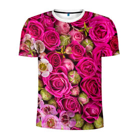 Мужская футболка 3D спортивная с принтом Пылания страсти , 100% полиэстер с улучшенными характеристиками | приталенный силуэт, круглая горловина, широкие плечи, сужается к линии бедра | желтый | красный | любовь | новинки | подарок | розы | сердце | текстура | тюльпаны | цветы