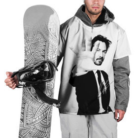 Накидка на куртку 3D с принтом Киану Ривз , 100% полиэстер |  | Тематика изображения на принте: john | keanu | matrix | reeves | wick | матрица