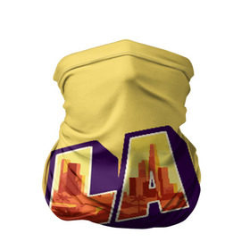 Бандана-труба 3D с принтом Лос-Анджелес , 100% полиэстер, ткань с особыми свойствами — Activecool | плотность 150‒180 г/м2; хорошо тянется, но сохраняет форму | california | los angeles | usa | америка | калифорния | лос анджелес | сша