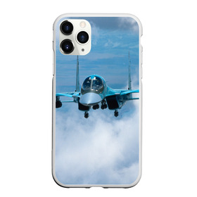 Чехол для iPhone 11 Pro Max матовый с принтом Су 34 , Силикон |  | самолет