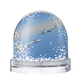 Снежный шар с принтом Боевой строй , Пластик | Изображение внутри шара печатается на глянцевой фотобумаге с двух сторон | самолет