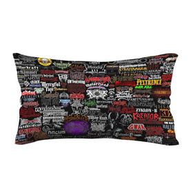 Подушка 3D антистресс с принтом Hard Rock , наволочка — 100% полиэстер, наполнитель — вспененный полистирол | состоит из подушки и наволочки на молнии | music | rock | rock and roll | музыка | рок