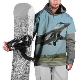 Накидка на куртку 3D с принтом На взлете , 100% полиэстер |  | самолет