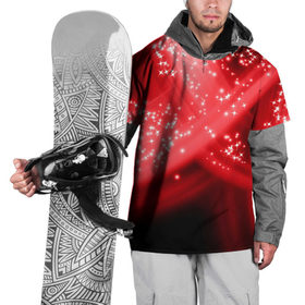 Накидка на куртку 3D с принтом Звёздный шлейф , 100% полиэстер |  | абстракция | блеск | гламур | звёздочка | звёзды | красный | огни
