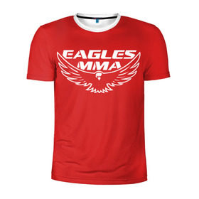 Мужская футболка 3D спортивная с принтом Eagles mma , 100% полиэстер с улучшенными характеристиками | приталенный силуэт, круглая горловина, широкие плечи, сужается к линии бедра | maa | ufc | бои | бойцы | дагестан | единоборства | мма | орел | хабиб нурмагомедов