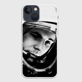 Чехол для iPhone 13 mini с принтом Юрий Гагарин ,  |  | первый космонавт