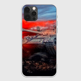 Чехол для iPhone 12 Pro Max с принтом Tank , Силикон |  | 3d | 9 мая | война | огонь | победа | танк | танкист | техника