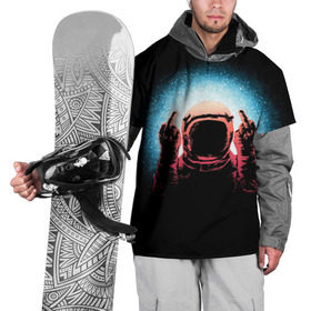 Накидка на куртку 3D с принтом Spaceman , 100% полиэстер |  | cosmic | galaxy | space | spaceman | астронавт | вселенная | галактика | космонавт | космос
