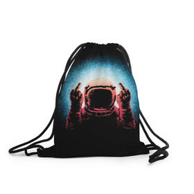 Рюкзак-мешок 3D с принтом Spaceman , 100% полиэстер | плотность ткани — 200 г/м2, размер — 35 х 45 см; лямки — толстые шнурки, застежка на шнуровке, без карманов и подкладки | cosmic | galaxy | space | spaceman | астронавт | вселенная | галактика | космонавт | космос