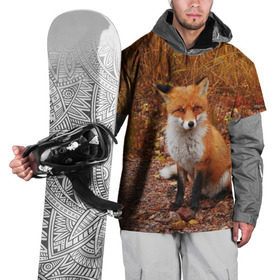 Накидка на куртку 3D с принтом Лиса , 100% полиэстер |  | Тематика изображения на принте: fox | животное | зверь | красивая | лес | лис | лиса | лисенок | лисица | лисичка | мех | патрикеевна | песец | плутовка | прикольная | природа | рыжая | рыжий цвет | сказка | хвост | хитрая | хищник