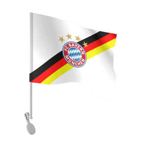 Флаг для автомобиля с принтом ФК Бавария , 100% полиэстер | Размер: 30*21 см | bayern | bayern munchen | fc | football | munchen | бавария | германия | футбол | футбольные | футбольный клуб