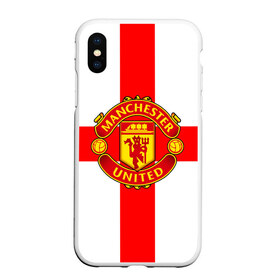 Чехол для iPhone XS Max матовый с принтом Manchester united , Силикон | Область печати: задняя сторона чехла, без боковых панелей | 3д | fc | manchester united | mu | англия | британия | игра | канониры | красные дьяволы | лондон | манчестер | мю | флаг | флаг британии | футбол | эмблема