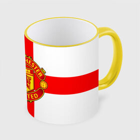 Кружка с полной запечаткой с принтом Manchester united , керамика | ёмкость 330 мл | 3д | fc | manchester united | mu | англия | британия | игра | канониры | красные дьяволы | лондон | манчестер | мю | флаг | флаг британии | футбол | эмблема