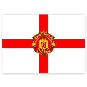 Поздравительная открытка с принтом Manchester united , 100% бумага | плотность бумаги 280 г/м2, матовая, на обратной стороне линовка и место для марки
 | 3д | fc | manchester united | mu | англия | британия | игра | канониры | красные дьяволы | лондон | манчестер | мю | флаг | флаг британии | футбол | эмблема