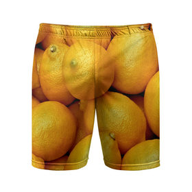 Мужские шорты 3D спортивные с принтом Лимончики ,  |  | Тематика изображения на принте: 3d | витамин | еда | желтый | лето | лимон | много | пища | прикольные | сочные | фрукты | цитрус | яркие