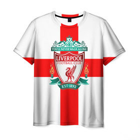 Мужская футболка 3D с принтом Ливерпуль ФК , 100% полиэфир | прямой крой, круглый вырез горловины, длина до линии бедер | 3d | apl | est | fc | footbal club | liverpool | new | англия | апл | британия | игра | ливерпуль | лондон | новая | популярная | прикольная | футбол | футбольный клуб