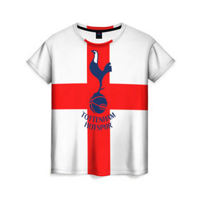 Женская футболка 3D с принтом Tottenham , 100% полиэфир ( синтетическое хлопкоподобное полотно) | прямой крой, круглый вырез горловины, длина до линии бедер | 3d | english | fc | football | new | tottenham | tottenham hotspur | англия | британия | логотип | лондон | новые | популярные | прикольные | тоттенхэм | тоттенхэм хотспур | фк | флаг | футбол | футбольный клуб