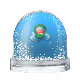 Снежный шар с принтом Bucket , Пластик | Изображение внутри шара печатается на глянцевой фотобумаге с двух сторон | anime | ponyo | аниме | миядзаки | поньо | рыбка