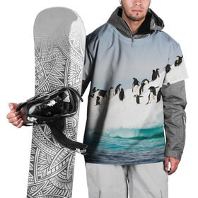 Накидка на куртку 3D с принтом Пингвины на айсберге , 100% полиэстер |  | айсберг | антарктида | антарктика | арктика | буревестник | глупый | императорский | клюв | королевский | крылья | ласты | лёд | линукс | океан | пилигрим | полюс | птица | север | снег | умка | фрак