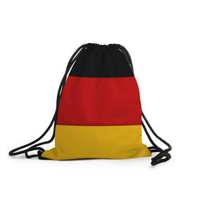 Рюкзак-мешок 3D с принтом Германия , 100% полиэстер | плотность ткани — 200 г/м2, размер — 35 х 45 см; лямки — толстые шнурки, застежка на шнуровке, без карманов и подкладки | germany | флаг