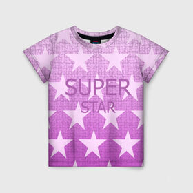 Детская футболка 3D с принтом I am Super Star , 100% гипоаллергенный полиэфир | прямой крой, круглый вырез горловины, длина до линии бедер, чуть спущенное плечо, ткань немного тянется | Тематика изображения на принте: star | stars | super | super star | звезда | звезды | знаменитости | знаменитость | лучший | супер | суперзвезда