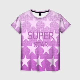 Женская футболка 3D с принтом I am Super Star , 100% полиэфир ( синтетическое хлопкоподобное полотно) | прямой крой, круглый вырез горловины, длина до линии бедер | star | stars | super | super star | звезда | звезды | знаменитости | знаменитость | лучший | супер | суперзвезда