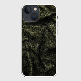 Чехол для iPhone 13 mini с принтом Кожа ,  |  | 3d | кожа | коженый | текстура | черная кожа