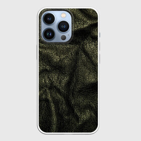 Чехол для iPhone 13 Pro с принтом Кожа ,  |  | 3d | кожа | коженый | текстура | черная кожа