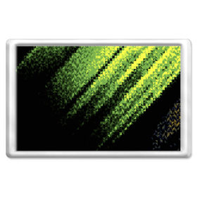 Магнит 45*70 с принтом Пиксельные лучи , Пластик | Размер: 78*52 мм; Размер печати: 70*45 | Тематика изображения на принте: 3d | другие | красивые | линии | лучи | огни | пиксели | поверхности | полосы | прикольные | свет | текстуры | яркие