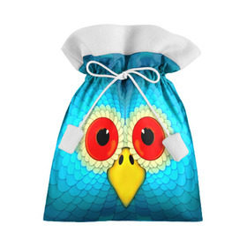 Подарочный 3D мешок с принтом Сова , 100% полиэстер | Размер: 29*39 см | Тематика изображения на принте: 3d | глаза | голова | другие | животные | нос | прикольные | птицы | сова | цветные | яркие