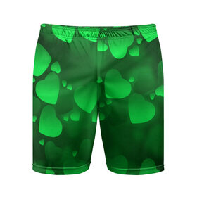 Мужские шорты 3D спортивные с принтом Зеленые сердечки ,  |  | 14 февраля | 3d | день святого валентина | другие | зеленые | картинки | красивые | любовь | праздник | прикольные | сердечки | текстуры | яркие