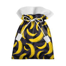 Подарочный 3D мешок с принтом Бананы , 100% полиэстер | Размер: 29*39 см | bananas | food. vegan | fruit | yellow | бананы | веган | еда | желтый | фрукты