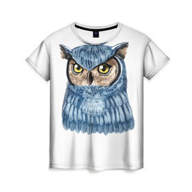 Женская футболка 3D с принтом Сова совушка совунья , 100% полиэфир ( синтетическое хлопкоподобное полотно) | прямой крой, круглый вырез горловины, длина до линии бедер | owl | swag | свэг | сова