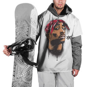 Накидка на куртку 3D с принтом 2Pac , 100% полиэстер |  | 2pac | rap | shakur | tupac | рэп | тупак | шакур