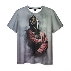 Мужская футболка 3D с принтом Тупак , 100% полиэфир | прямой крой, круглый вырез горловины, длина до линии бедер | 2pac | rap | shakur | tupac | рэп | тупак | шакур