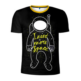 Мужская футболка 3D спортивная с принтом More space , 100% полиэстер с улучшенными характеристиками | приталенный силуэт, круглая горловина, широкие плечи, сужается к линии бедра | день космонавтики | звезда | звезды | космонавт | космонавты | космос | планета | планеты | ракета | ракеты