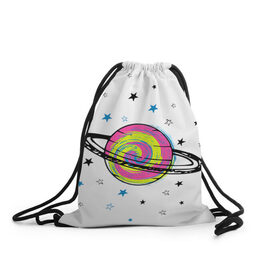 Рюкзак-мешок 3D с принтом Планета , 100% полиэстер | плотность ткани — 200 г/м2, размер — 35 х 45 см; лямки — толстые шнурки, застежка на шнуровке, без карманов и подкладки | звезда | звезды | космос | планета | планеты | ракета | ракеты