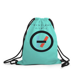 Рюкзак-мешок 3D с принтом Blurryface , 100% полиэстер | плотность ткани — 200 г/м2, размер — 35 х 45 см; лямки — толстые шнурки, застежка на шнуровке, без карманов и подкладки | 21 pilots | twenty one pilots