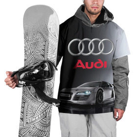 Накидка на куртку 3D с принтом Серебристая Ауди , 100% полиэстер |  | audi | q7 | r8 | авто | автомобиль | ауди | кольца | красивая | крутая | марка | машина | немецкая иномарка | пацанский таз | прикольная | тачка | эмблема