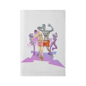 Обложка для паспорта матовая кожа с принтом Die Antwoord , натуральная матовая кожа | размер 19,3 х 13,7 см; прозрачные пластиковые крепления | Тематика изображения на принте: 